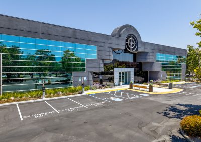 aerial view commercial real estate property Fremont