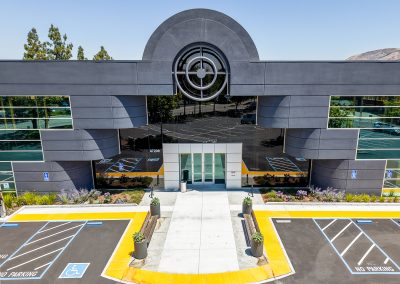 aerial view commercial real estate property Fremont