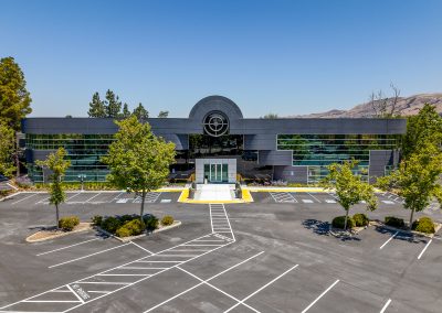 aerial view commercial real estate property Fremont