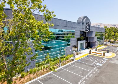 aerial view commercial real estate property Fremont