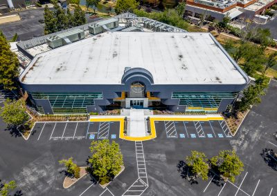 aerial view commercial real estate property Fremont