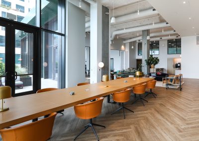 work space at Mission Rock development in San Francisco