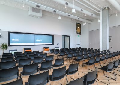 work facility conference area at Mission Rock development in San Francisco
