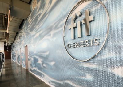 gym at modern biotech building in Brisbane