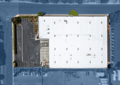 aerial view commercial real estate property Union City