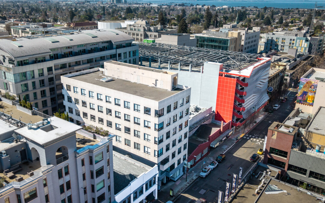 Drone-Enhanced Commercial Real Estate Photography at 2030 Addison Street in Berkeley