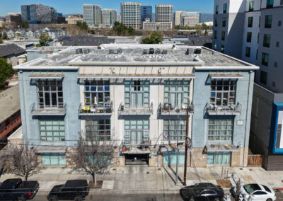 Aerial photo of Museum Park Apartments in San Jose
