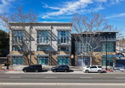Aerial photo of Museum Park Apartments in San Jose